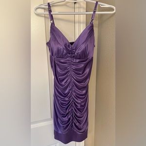 City Triangles - Silky Spaghetti Strap Mini Dress - Size Medium